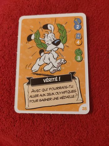 Carte Astérix aux jeux olympiques
