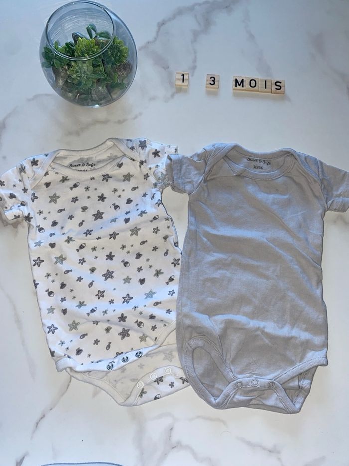 Lot 2 bodies manche courte