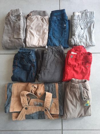 Lot de pantalons 12 mois hiver garçon