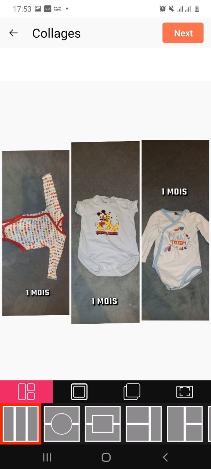 Lot vêtement bebe 1 mois - photo numéro 3