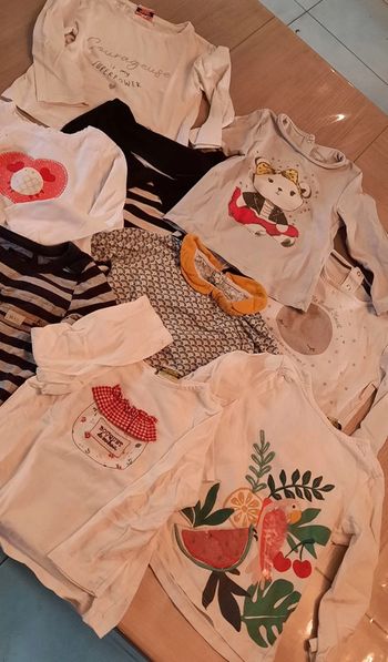Lot de t-shirt manches longues 23 mois