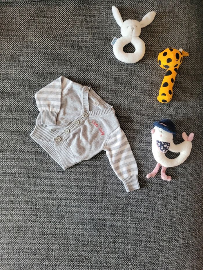 Gilet bébé garçon naissance