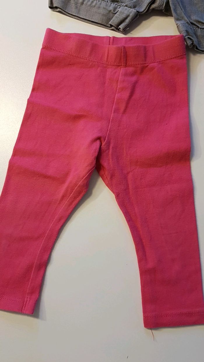 Lot leggings et short 12 mois - photo numéro 5