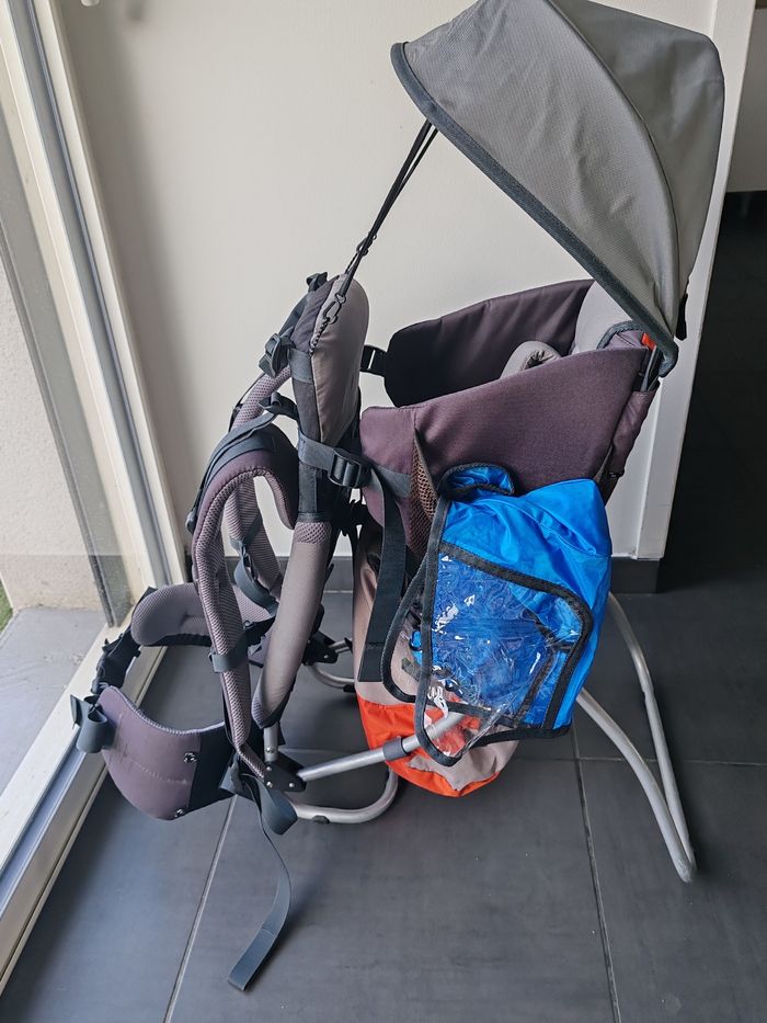 Porte bébé Deuteur kid Comfort 1 Orange + Pare Pluie - photo numéro 2