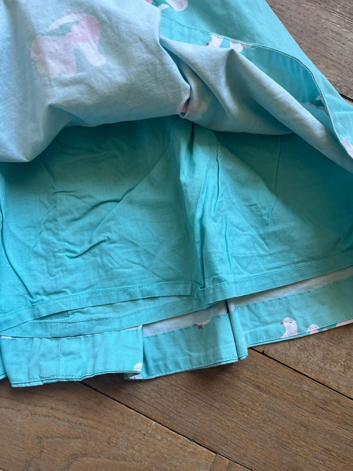 Robe verte colombes Jacadi 6 ans - photo numéro 4