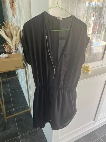 Robe noire doublé