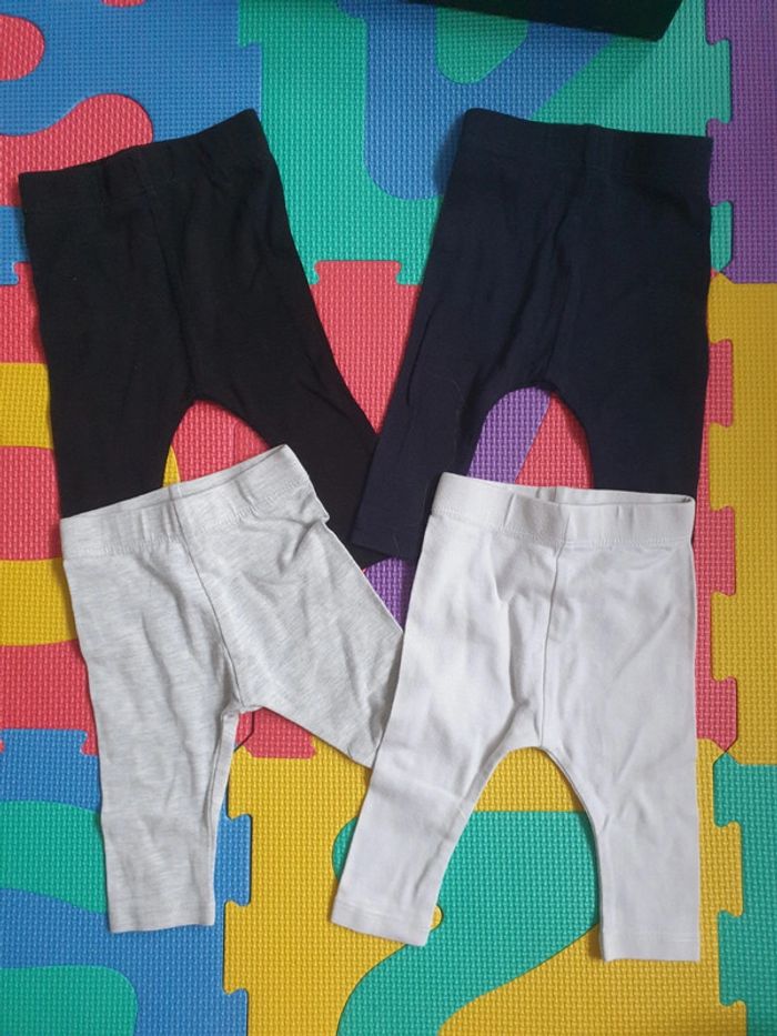 Lot legging mixte 3 mois kiabi