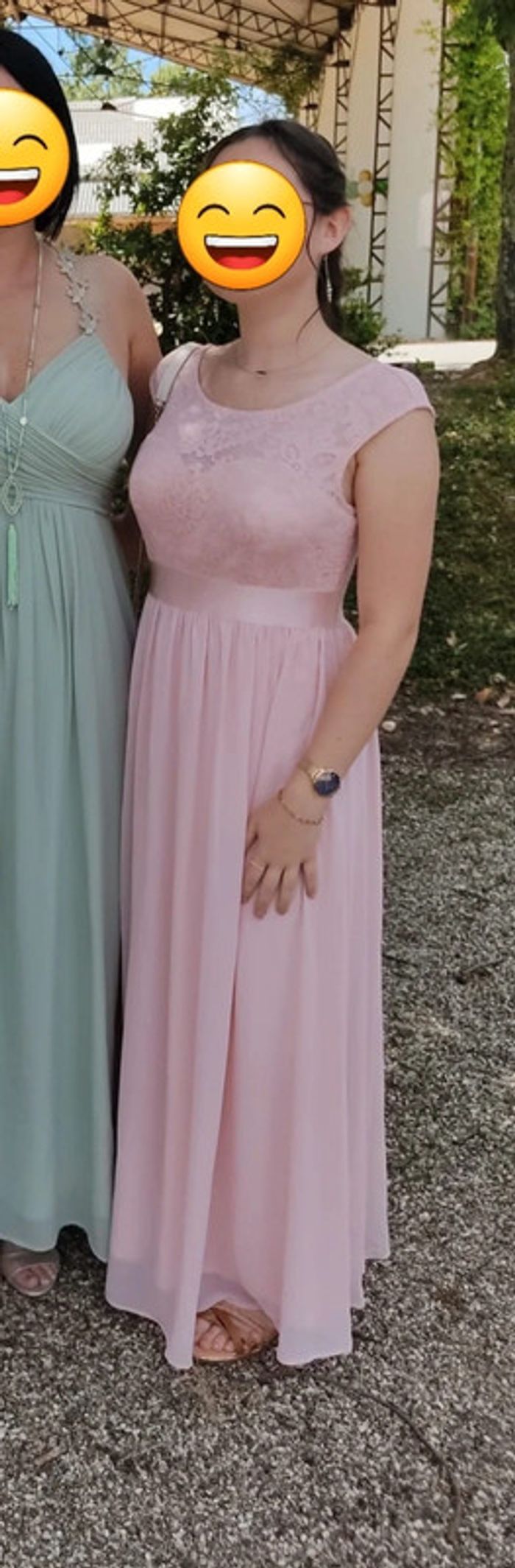 Magnifique robe rose taille L