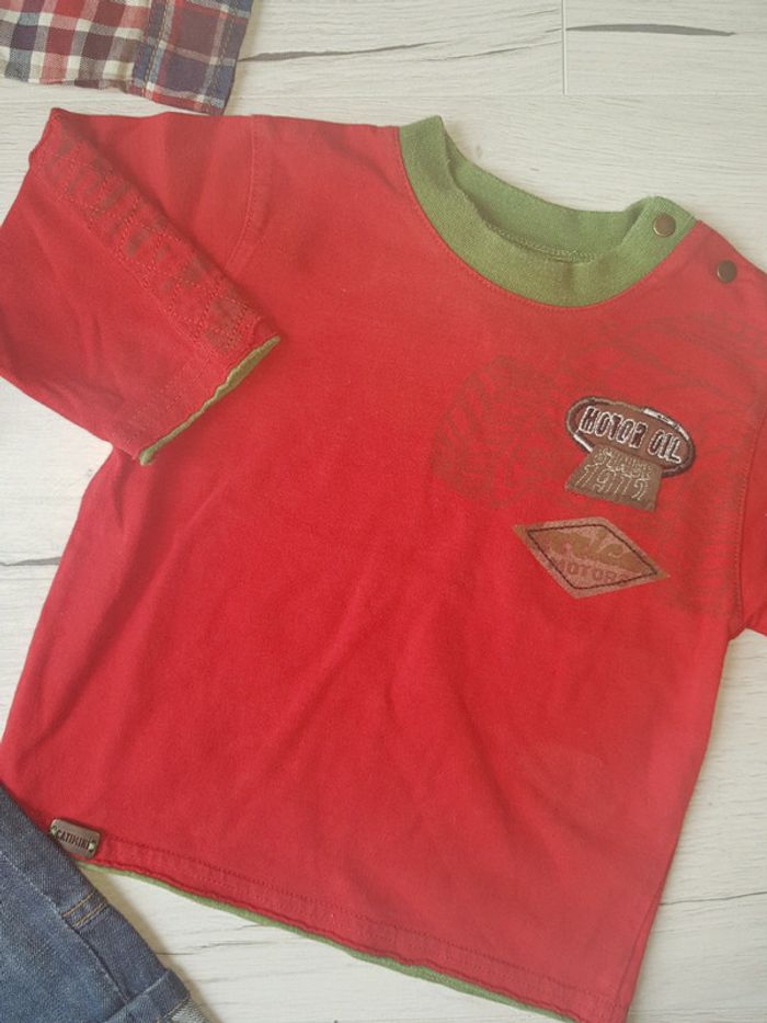 Lot de 4 articles catimini garçon 6mois - photo numéro 3