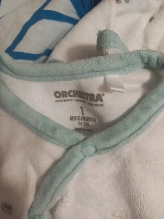 Lot de 4 pyjamas 1 mois - photo numéro 3