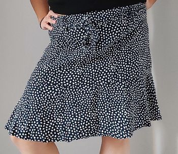 Jupe à pois T44
