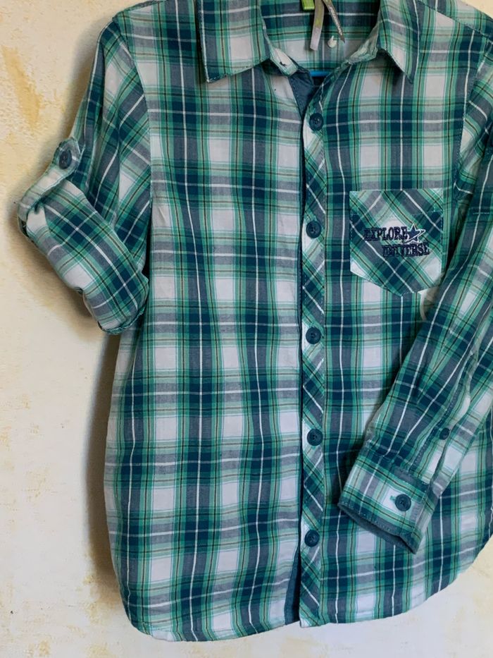 Chemise manches longues à carreaux Orchestra 4 ans - photo numéro 5