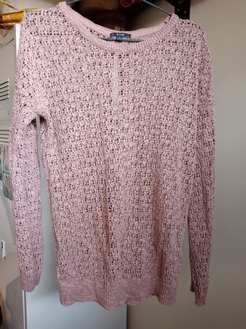 Pull échancré dos