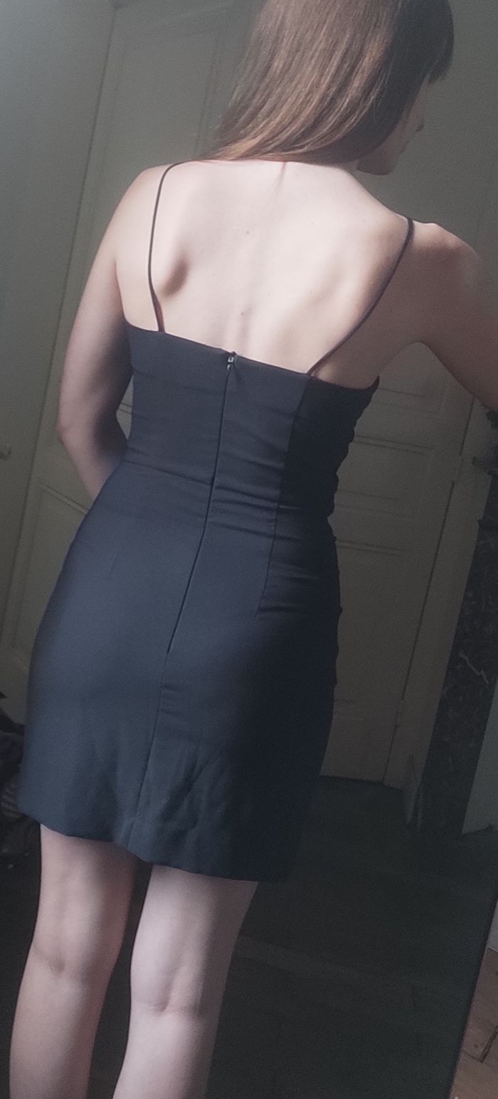 Robe de soirée noire Zara - photo numéro 2