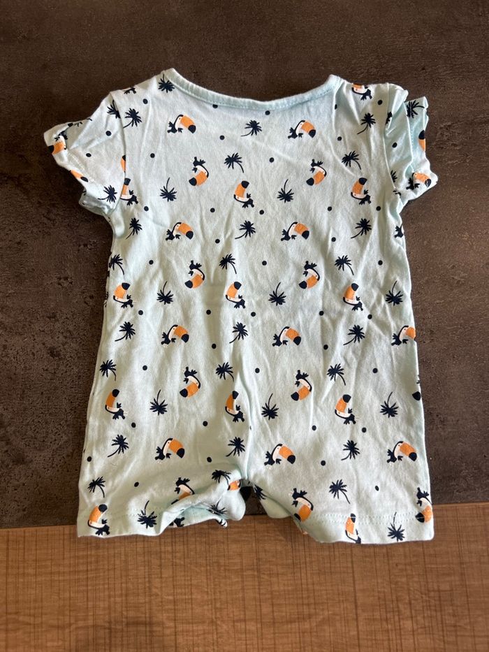 Barboteuse manches courtes bébé taille 1 mois - photo numéro 3