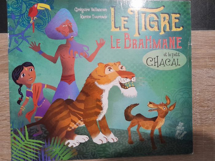album lire c'est partir - le tigre Le Brahmane et le petit chacal