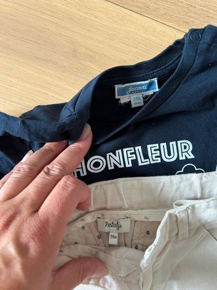 Lot d'un short et d'un tee shirt bébé garçon - photo numéro 3