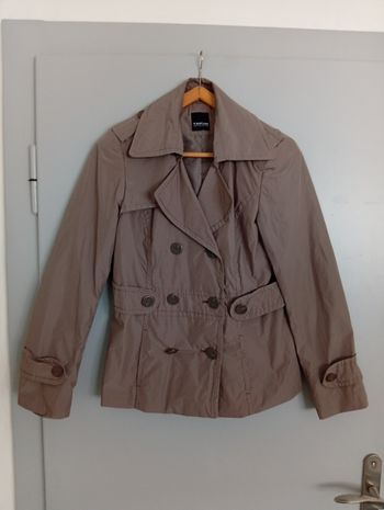 Veste style trench court t36/38