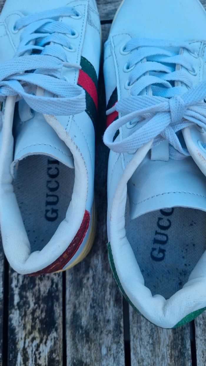 Baskets sneakers T36 blanche - photo numéro 5