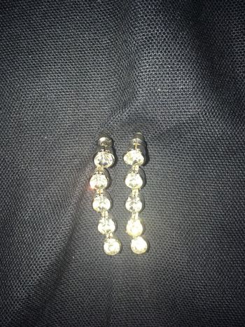 Boucles d’oreilles fantaisies en strass