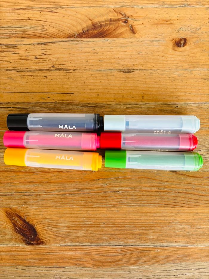 Lot de 6 feutres tampons