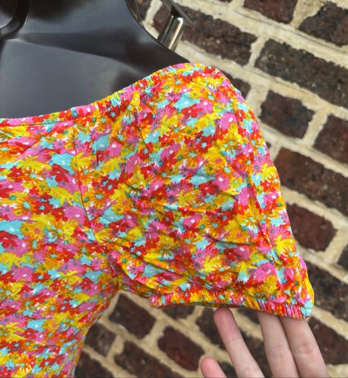 Robe courte colorée fleurie T40 • Primark - photo numéro 5