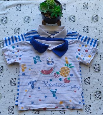 Lot de polo MC taille 36 mois/3 ans