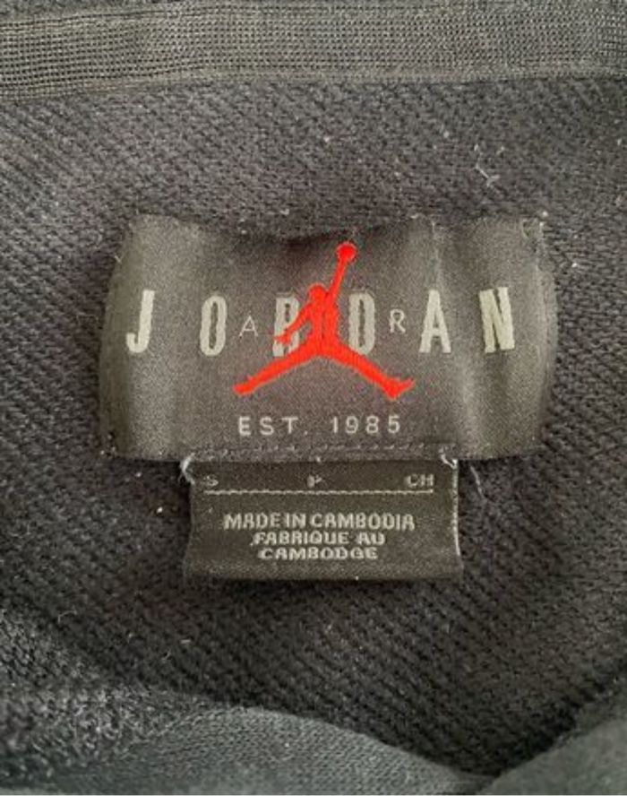 Sweat à capuche Jordan Nike noir Dri-Fit - photo numéro 3