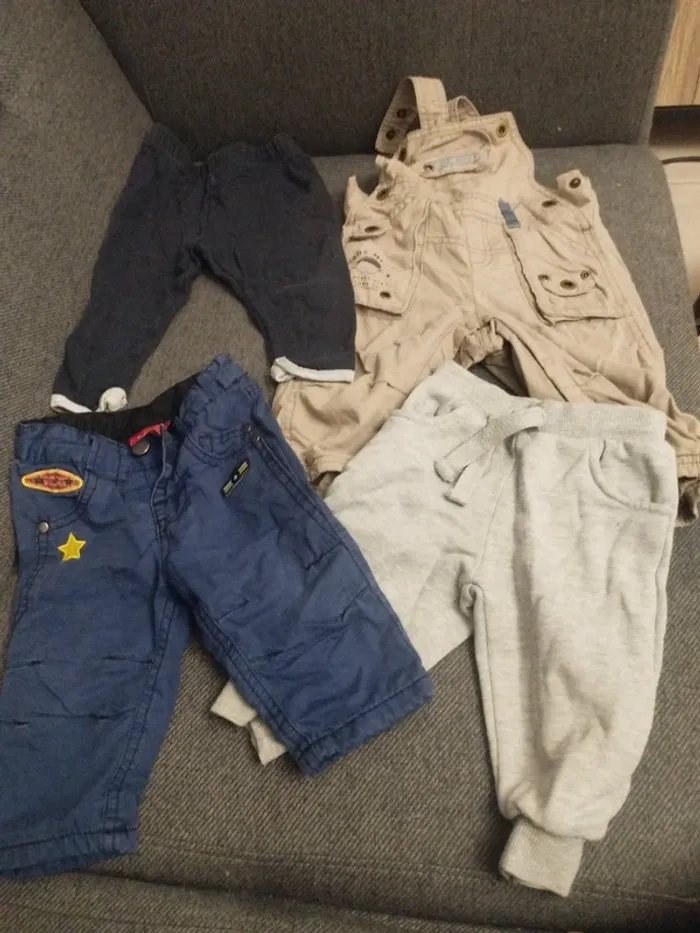 Lot pantalons 68cm