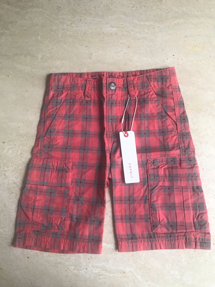 Bermuda « Esprit » à carreaux - Taille : 7 ans (122)