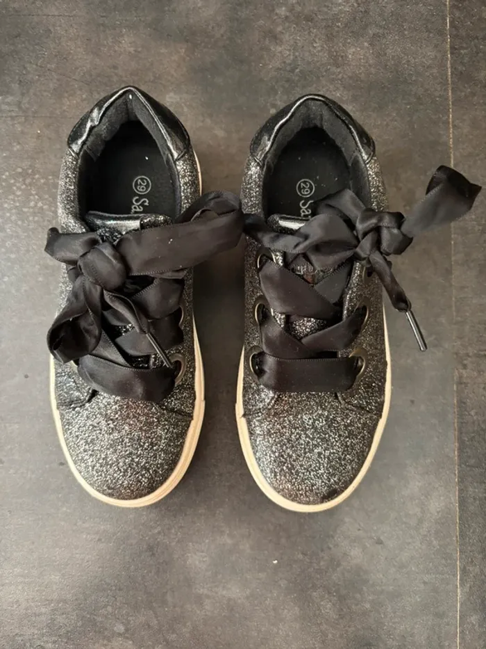 Baskets fille Saxo Blues taille 29
