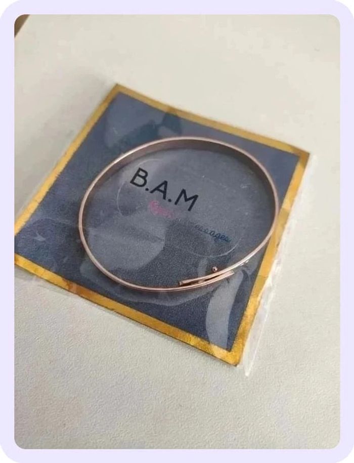Bracelet à message B.A.M "La Vie En Rose