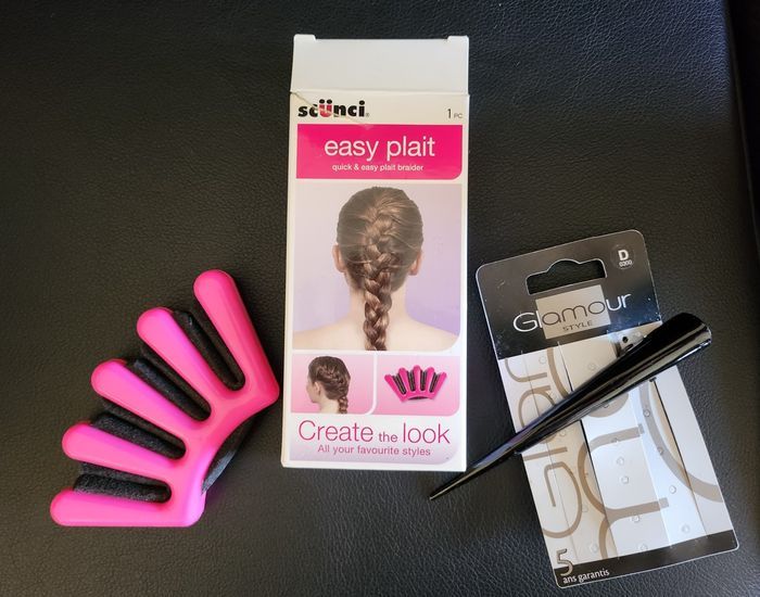 Accessoire cheveux Easy Plait + 1 pince neuve
