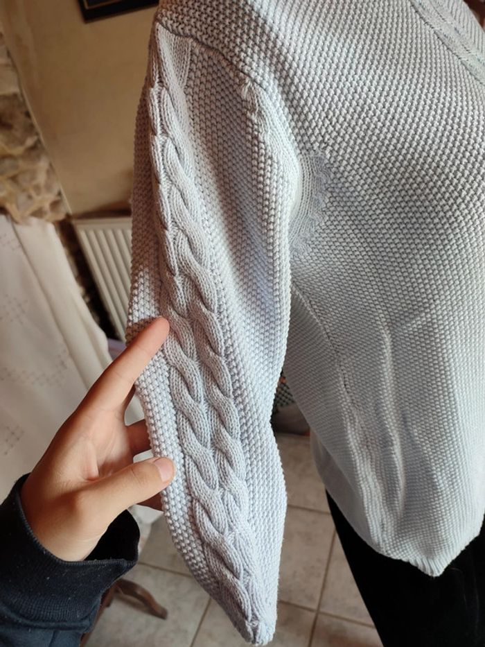 Pull femme bleu ciel - photo numéro 2