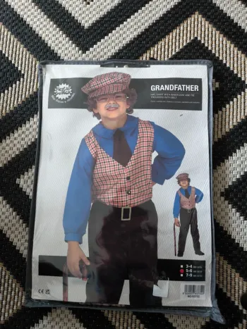 déguisement enfant grand-père"Grandfather"  taille 5-6ans neuf