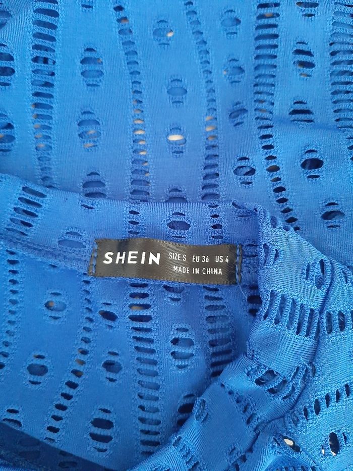 Top ML bleu "Shein" taille S (36) en très bon etat - photo numéro 7