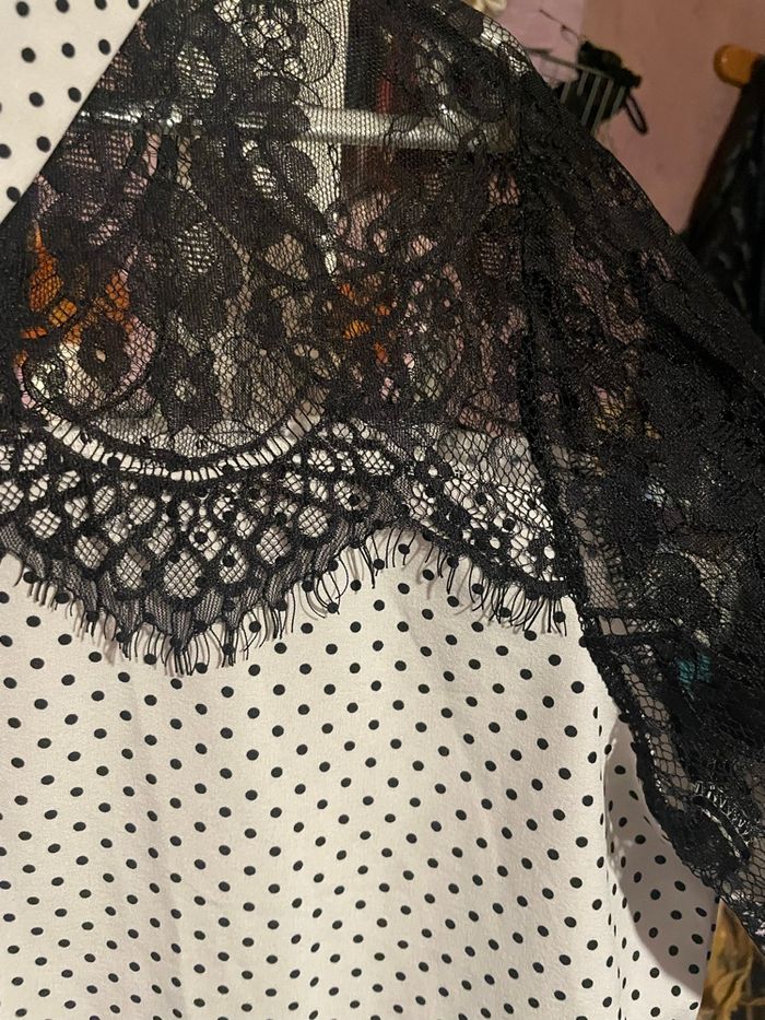 Chemise femme détail dentelle - photo numéro 4