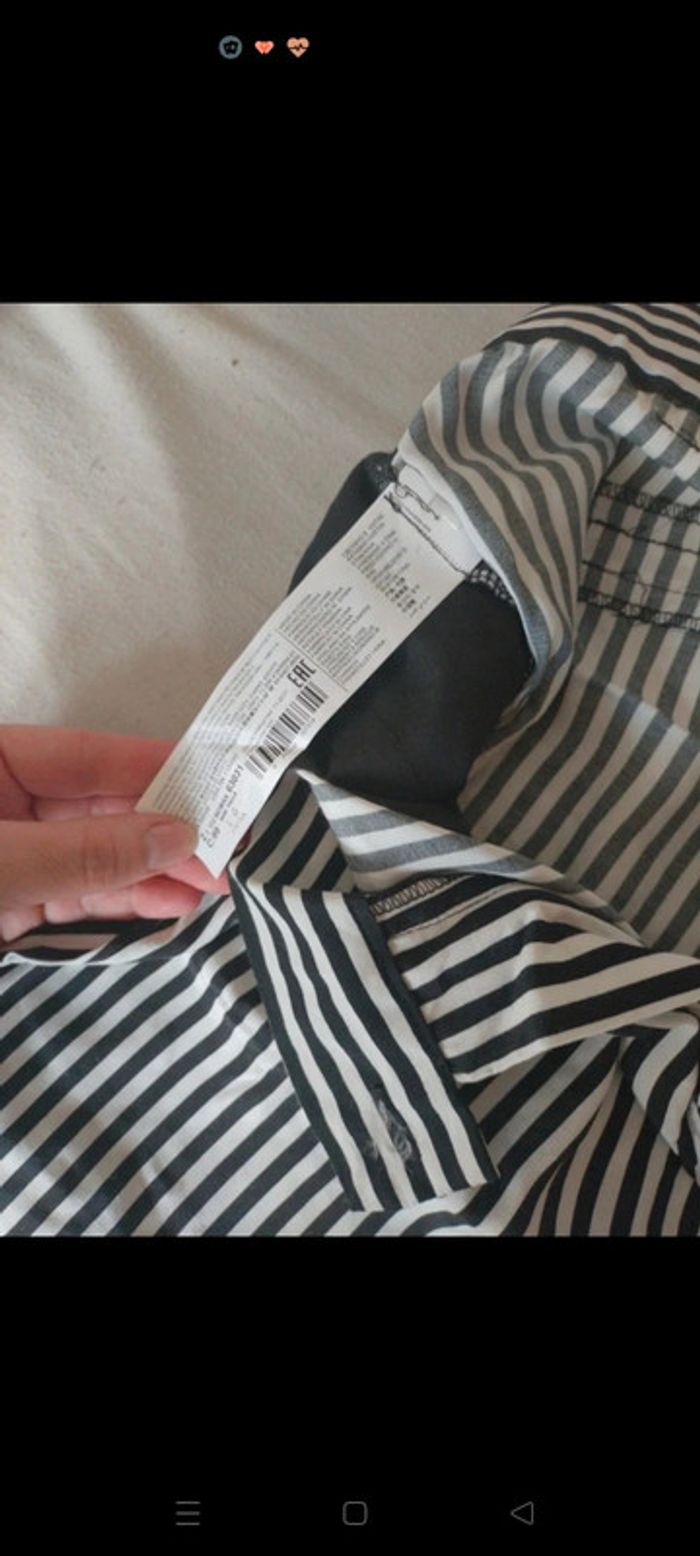 Pantalon a jambes larges rayé - photo numéro 4