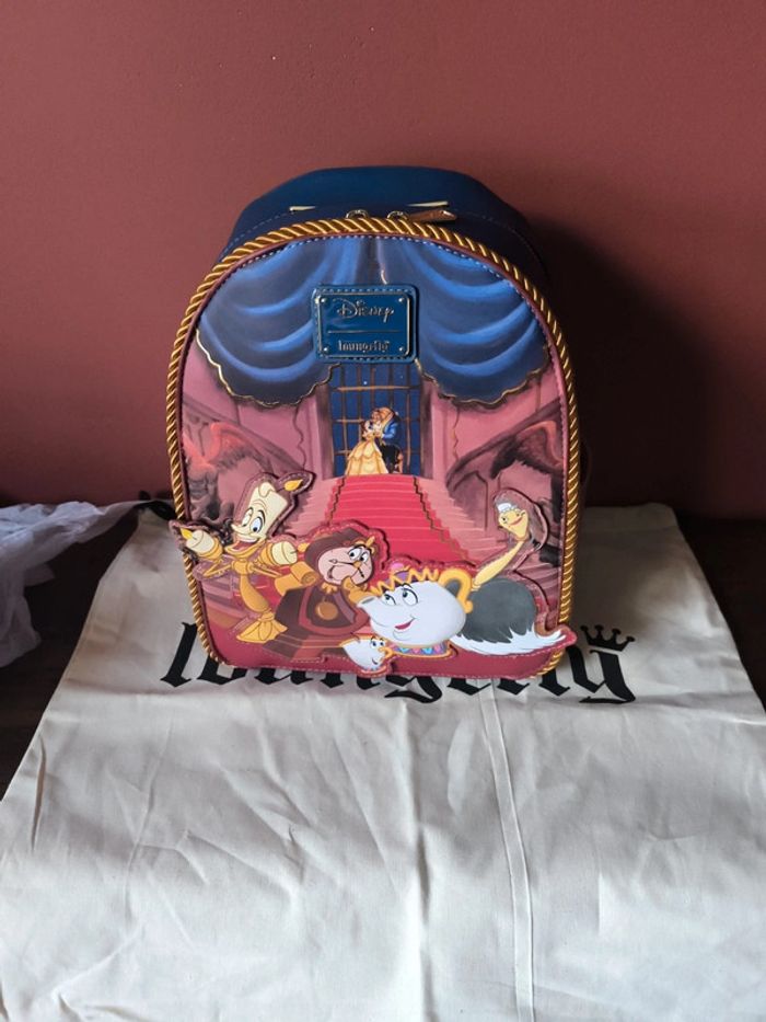 Sac à dos loungefly Disney la belle et la bête beauty beast