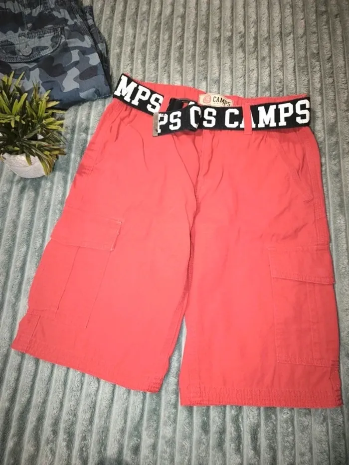 Lot 2 shorts garçon Camps United 12 ans - photo numéro 2