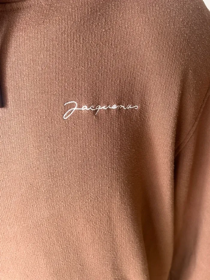Hoodie Jacquemus marron M oversize unisexe - photo numéro 4