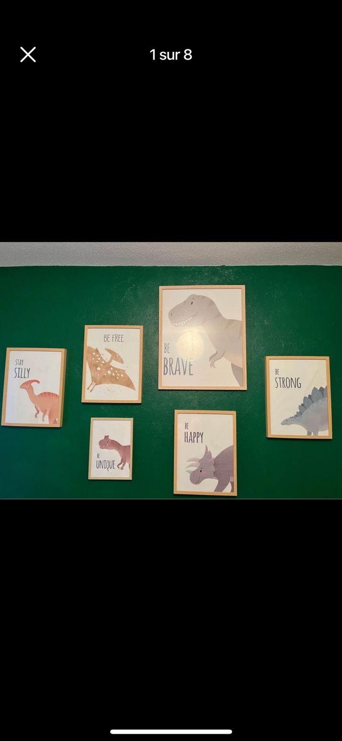 Toiles dinosaures décoration