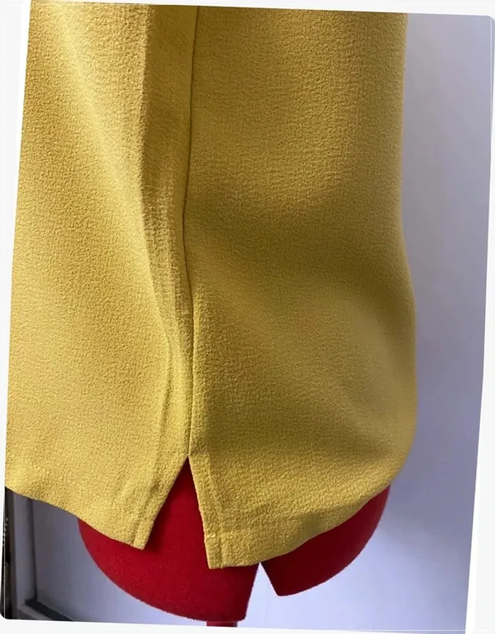 Blouse manches courtes moutarde Kiabi - photo numéro 2