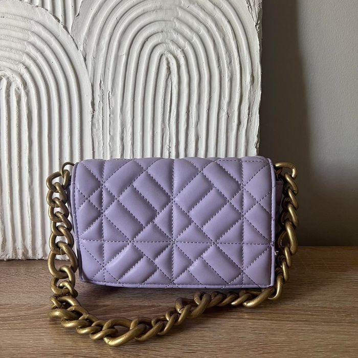 Sac matelassé lila zara