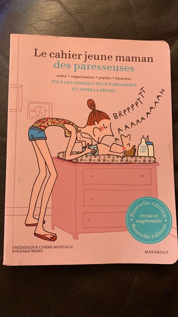 Livre le cahier jeune maman des paresseuses