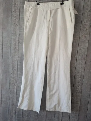 Pantalon en lin Neuf Camaïeu 44