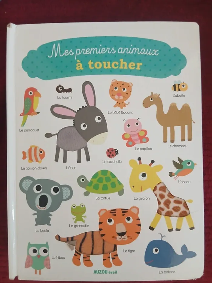 Livre "Mes premiers animaux à toucher" 📚