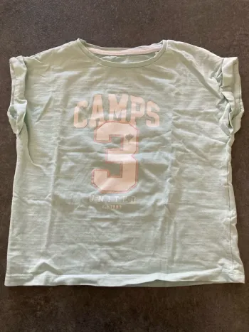 tee shirt fille 8 ans turquoise