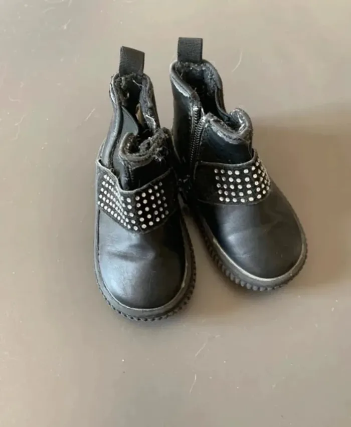 Bottes noires fille taille 20 - photo numéro 2