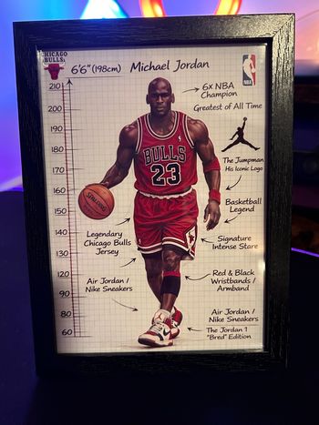 Cadre décoratif – Michael Jordan (Chicago Bulls)
